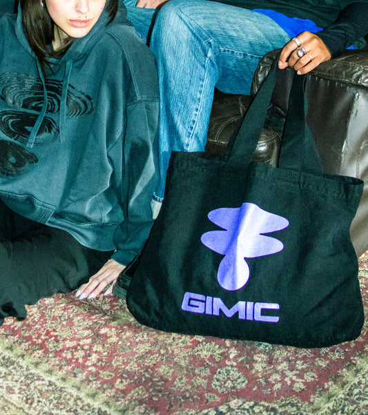 GIMIC HEAVY TOTEBAG - BLACK/PURPLE