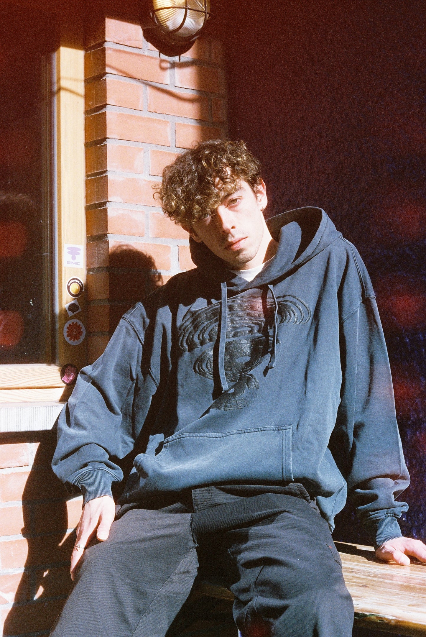 GIMIC HOODIE - BLACK/GREY